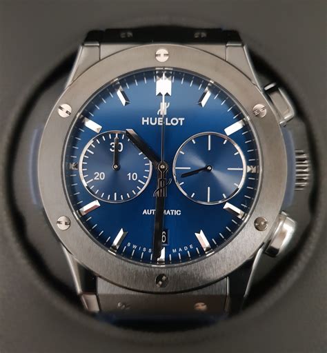 hublot classic fusion chrono blue|Hublot classic fusion chronograph review.